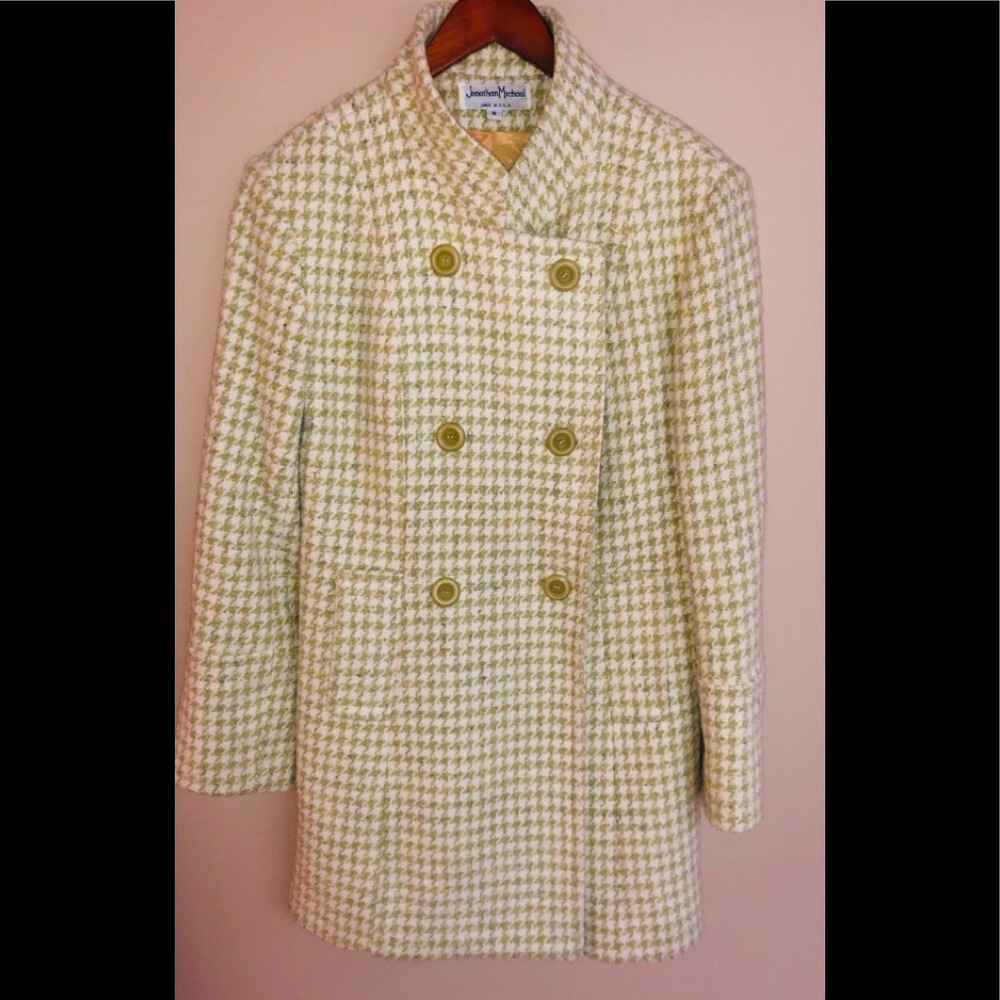 Vintage Jonathan Michael Wool pea coat. Size 8
